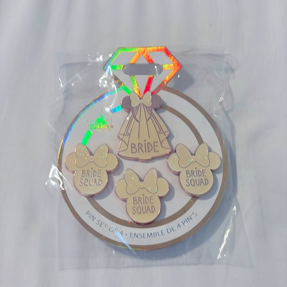 Disney Bride & Bride Squad pins!